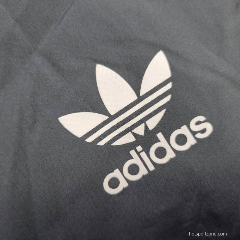 25/26 Real Madrid Jacket Grey Windbreaker
