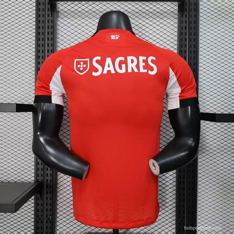 Player Version 25/26 Benfica Home Jersey