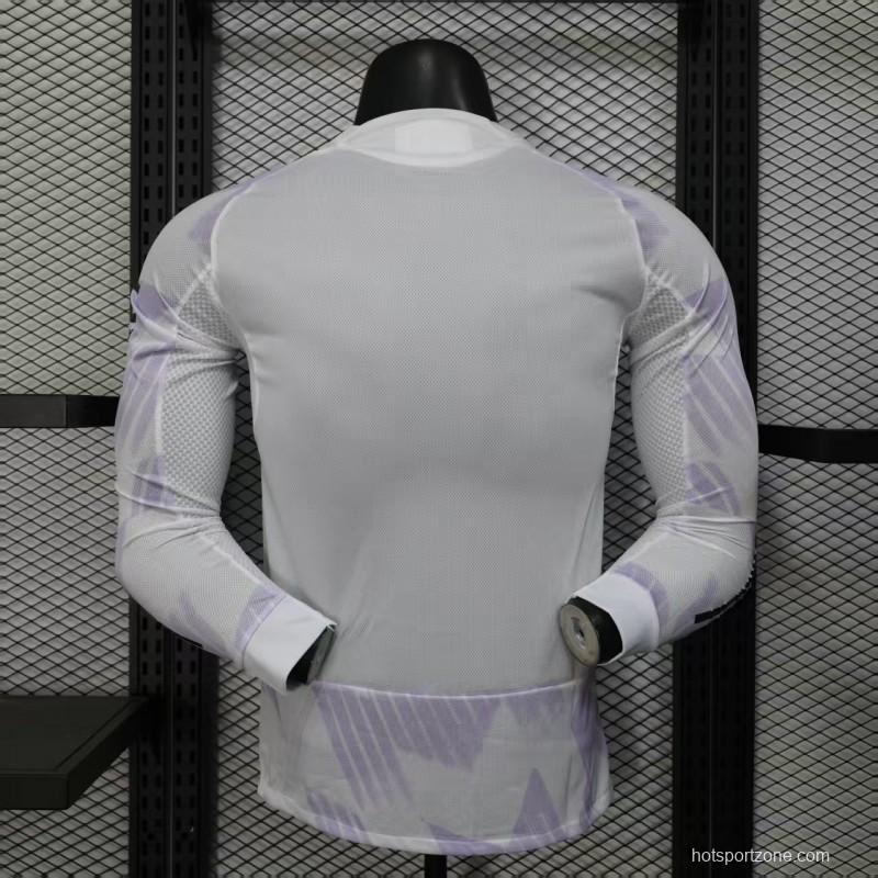 Player Version 25/26 Manchester United Away Long Sleeve Jersey