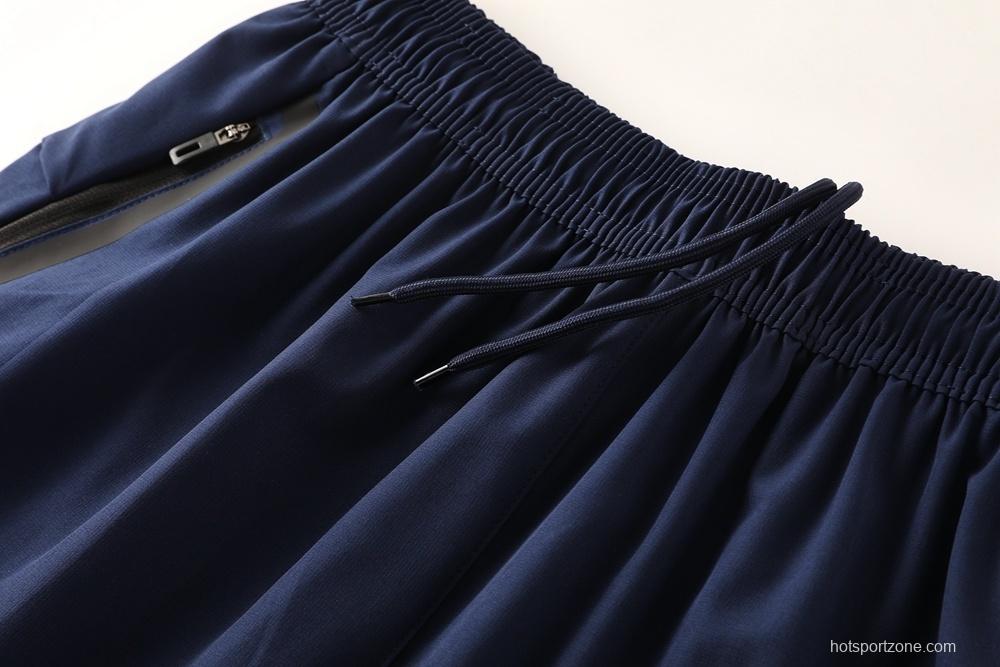 25/26 Adidas Navy Hoodie Full Zipper Jacket + Long Pants