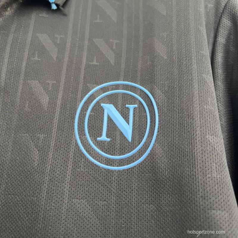25/26 Napoli Third Black Jersey