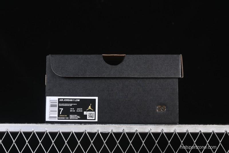 Nike Air Jordan 1 Low AJ1 White Green Red Low-top Casual Skate Shoes - 553558-133