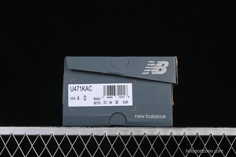 New Balance 471 Series Fabric and Leather Lifestyle Casual Shoes - U471KAC