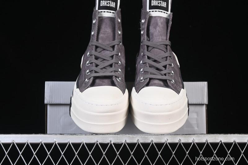 Rick Owens Drkshdw Converse Chuck 70 High Top Platform Canvas Sneakers - A06755C
