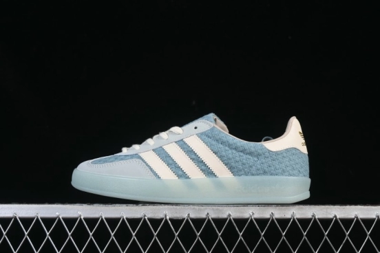Adidas Originals Gazelle Indoor Retro Casual Slip-Resistant Wear-Resistant Low-Top Skate Shoes - JR8852