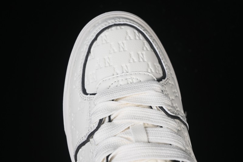 New York Yankees Bigball Chunky Embo Monogram Height Increasing Thick Sole Casual Sneakers - 3ASXE035N50CRL