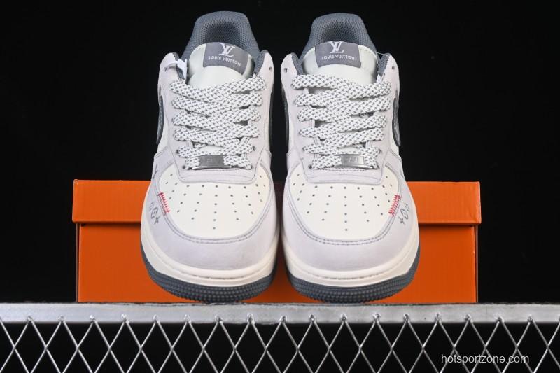 Nike Air Force 1 '07 Low LV Collaboration Grey Hook Woven Label Casual Sneakers - CX5050-Y25