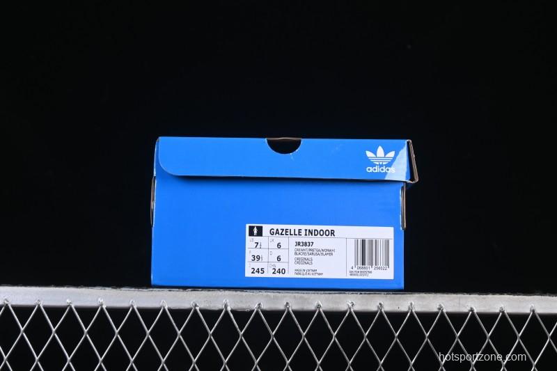 Adidas Originals Gazelle Indoor Retro Casual Slip-Resistant Wear-Resistant Low-Top Skate Shoes - JR3837