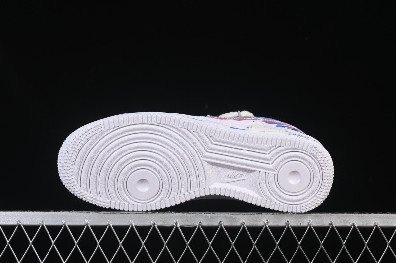Nike Air Force 1'07 Low Libra Hand-Painted Zodiac Series Low-Top Casual Sneakers - 9231023