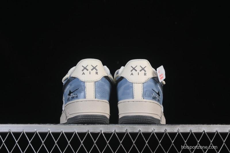 Nike Air Force 1'07 Low The Age of Cracks Hand-Drawn Graffiti Casual Sports Shoes - KS6896-555