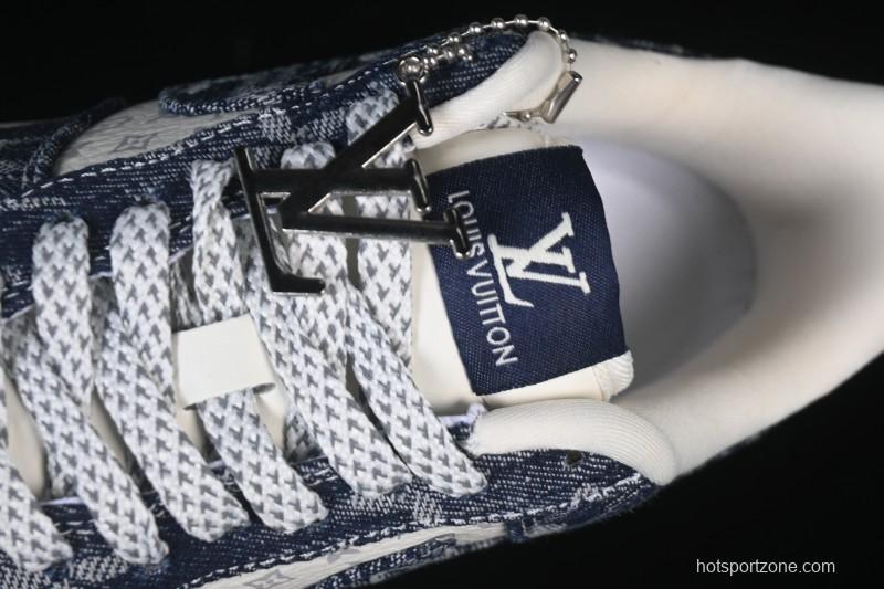 Nike Air Force 1 '07 Low LV Collaboration White Blue Casual Sneakers - YF9511-812