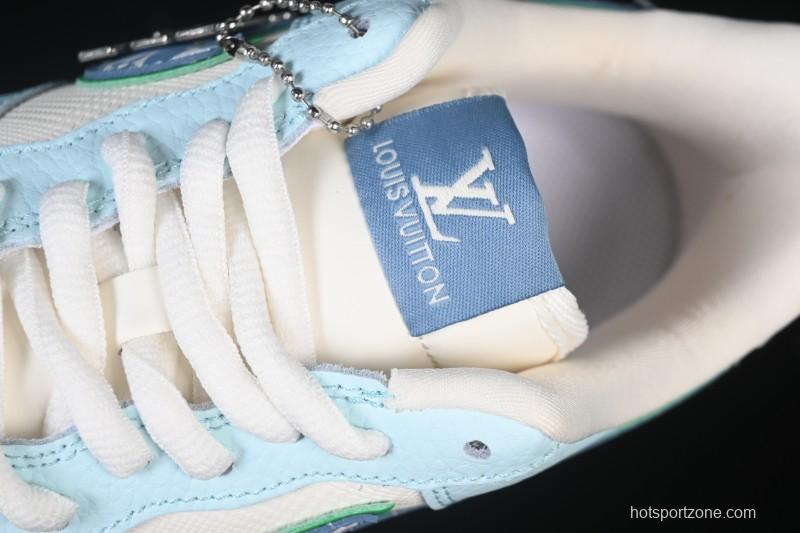 Nike Air Force 1 '07 Low LV Collaboration White Blue Casual Sneakers - YF9511-809