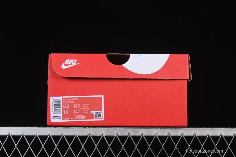 Nike Air Max 90 Retro Running Shoes with Air Cushion - CZ5594-100