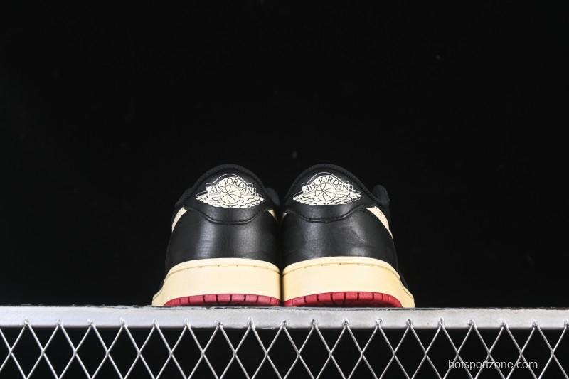 Nike Nigel Sylvester x Air Jordan 1 Low Lifestyle Casual Skate Shoes - IB8958-001