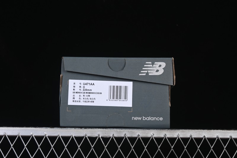 New Balance 471 Series Fabric and Leather Lifestyle Casual Shoes - U471AA