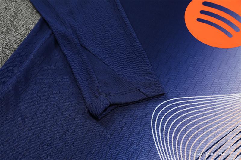 25/26 Barcelona Blue Orange Camouflage T90 Short Sleeve Jersey+Shorts