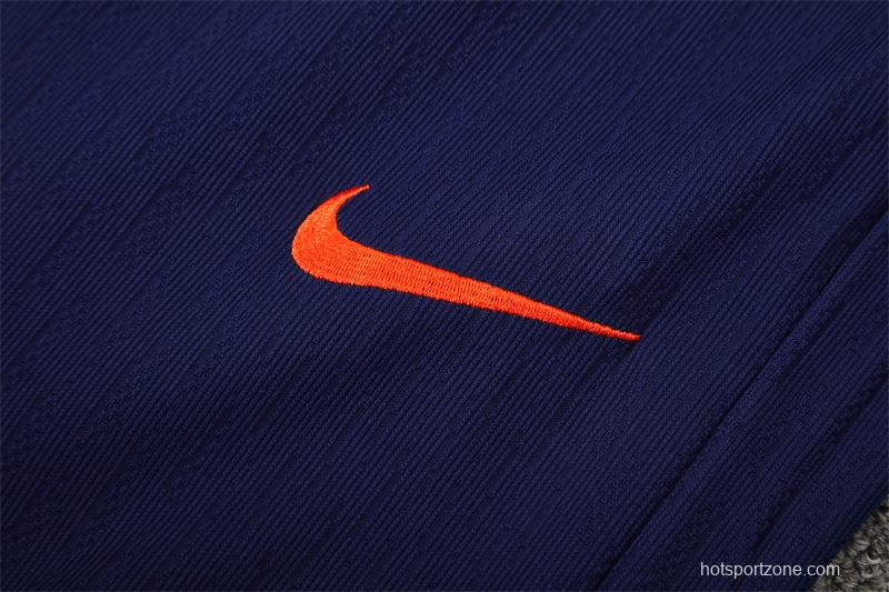 Player Version 25/26 Barcelona Royal Blue T90 Half Zipper Jacket+Long Pants