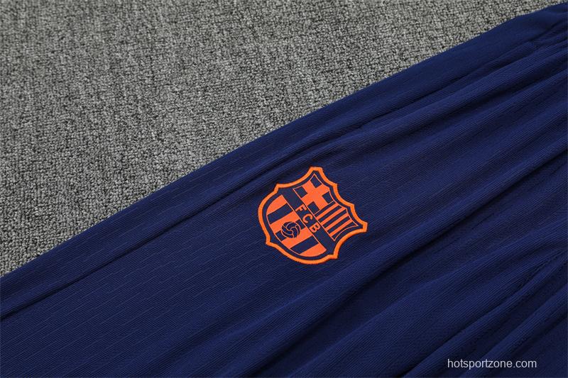 25/26 Barcelona Blue Orange Camouflage T90 Short Sleeve Jersey+Shorts