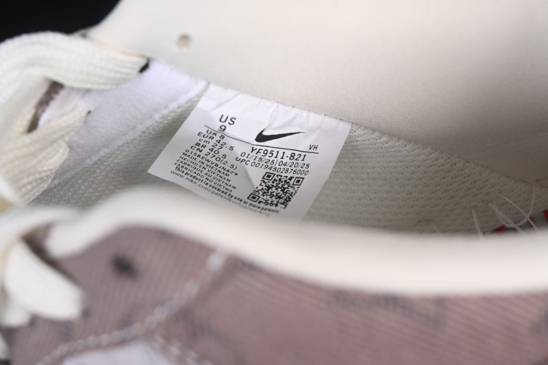 Nike Air Force 1 '07 Low Canvas Sneakers with Louis Vuitton Collaboration Design - YF9511-821