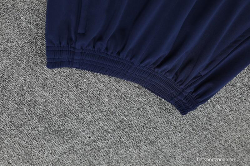 25/26 Real Madrid Blue Hoodie +Long Pants
