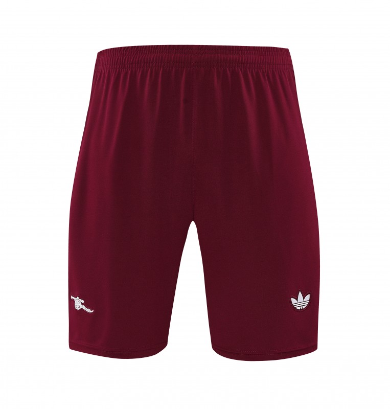 25/26 Arsenal Adidas Original Wine Short Sleeve Jersey+Shorts
