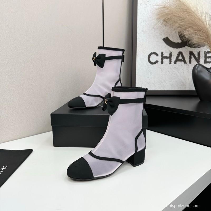 Chanel Classic Bow Ankle Boots - LY00