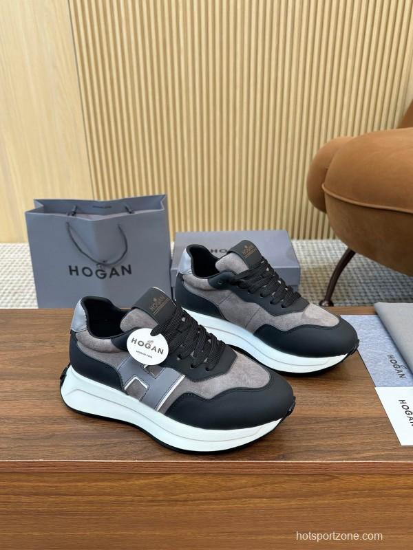 Hogan H-STRIPES Series Couple High Platform Chunky Dad Sneakers - AS00350