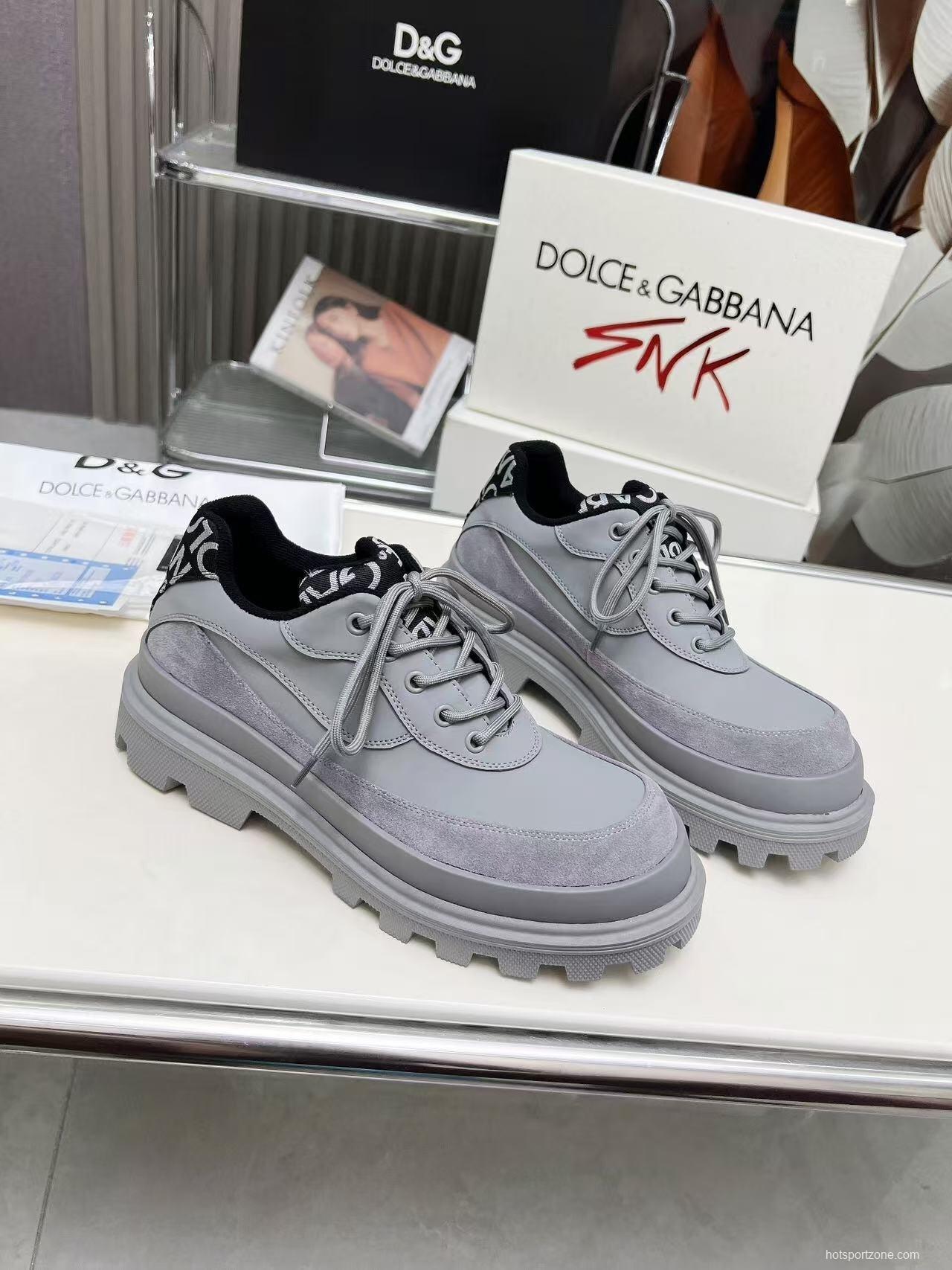 D&G Chunky Derby Casual Platform Shoes - AS00340