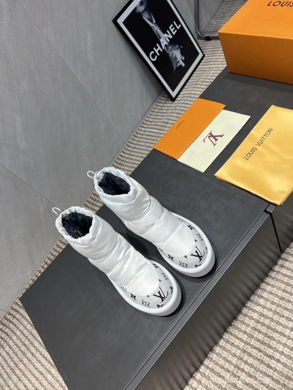 Louis Vuitton Fall/Winter 2025 Snow Boots Round Toe Thick Sole - KFY00310