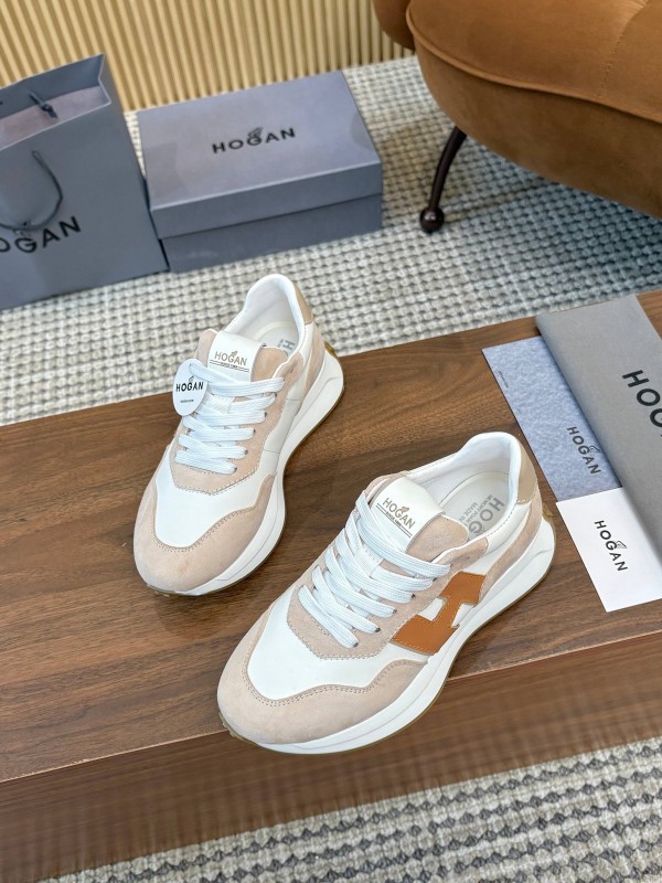 Hogan H-STRIPES Series Couple Thick Sole Dad Shoes Sneakers - AS00350