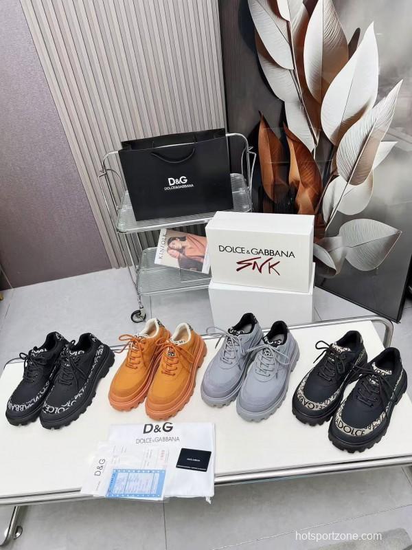 D&G Chunky Derby Casual Big Head Shoes - AS00340