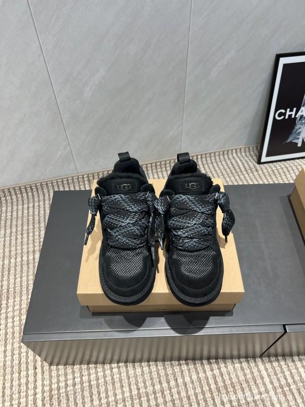 UGG Platform Casual Shoes with Round Toe and Thick Sole - MJ00270