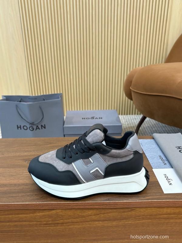 Hogan H-STRIPES Series Couple High Platform Chunky Dad Sneakers - AS00350