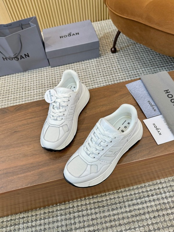 Hogan H-STRIPES Series Couple Thick Sole Dad Shoes Leisure Sneakers - LY00370/LY00380