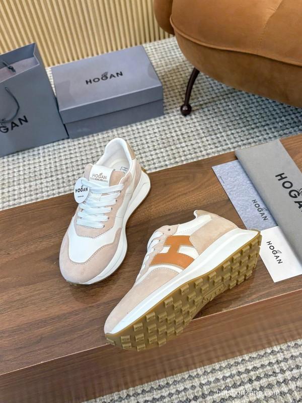 Hogan H-STRIPES Series Couple Thick Sole Dad Shoes Sneakers - AS00350