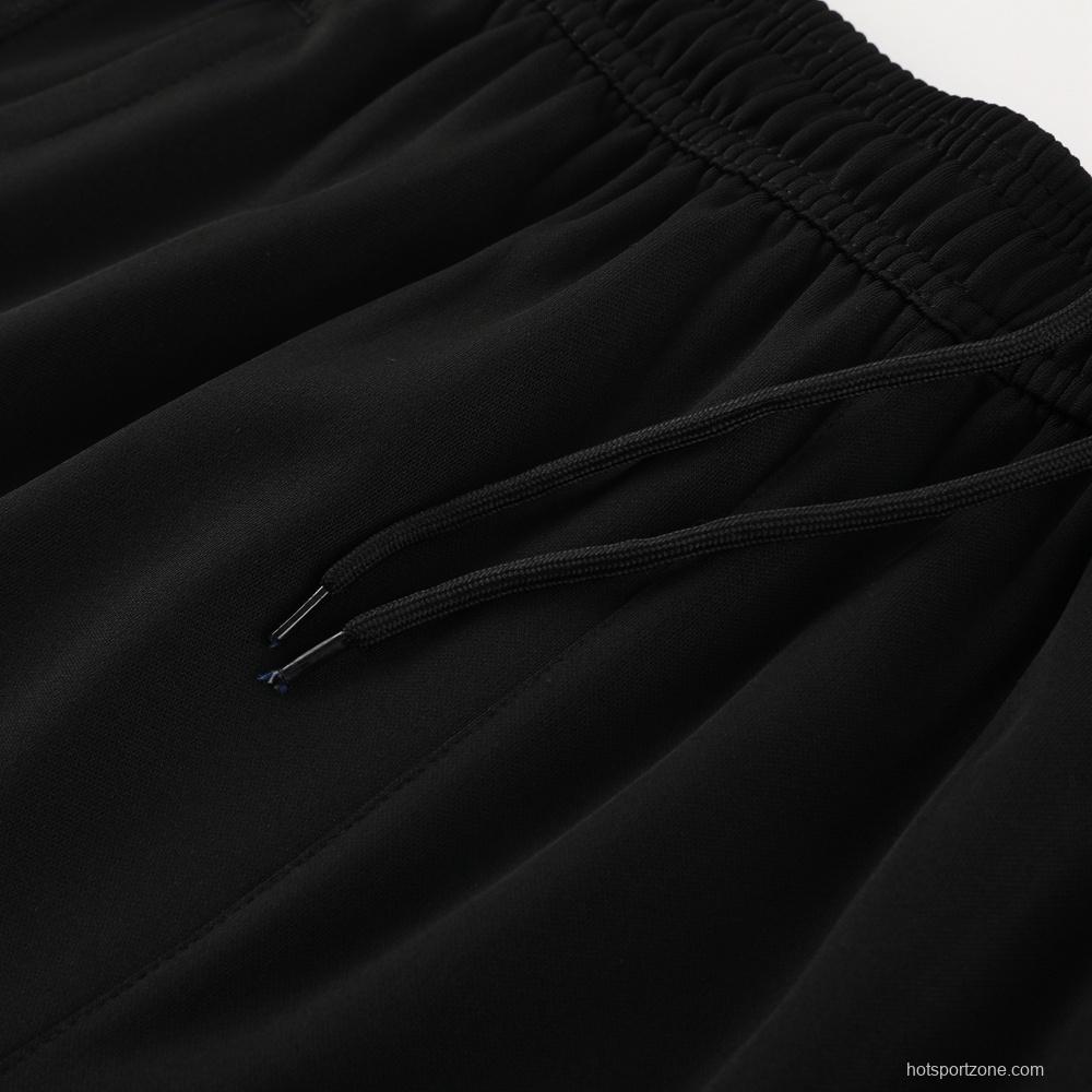 23/24 Bayern Munich Black S-2XL Half Zipper Jacket+Long Pants