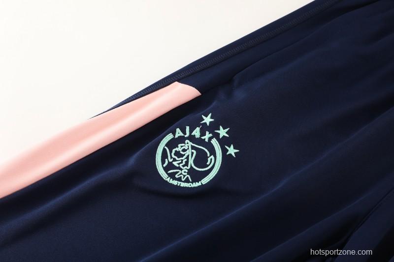 25/26 Ajax Navy Half Zipper Jacket+Long Pants