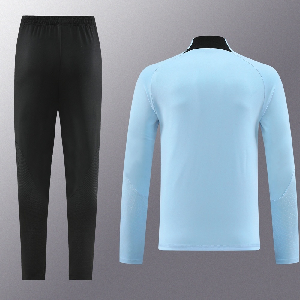 25/26 Inter Milan Sky Blue Half Zipper Jacket+Long Pants