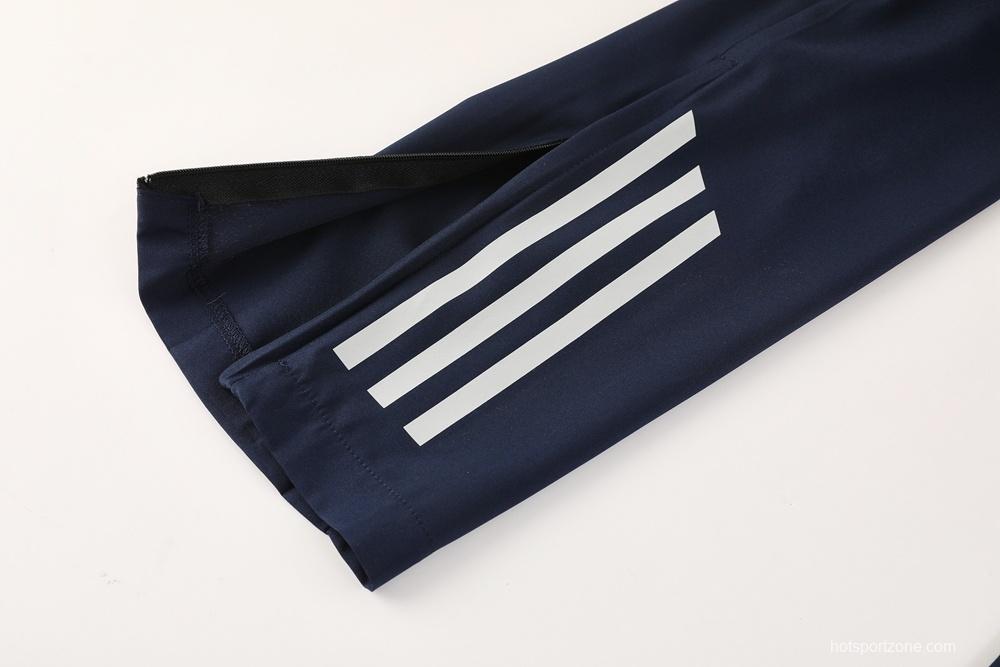 25/26 Arsenal Blue Full Zipper Jacket+Long Pants S-3XL