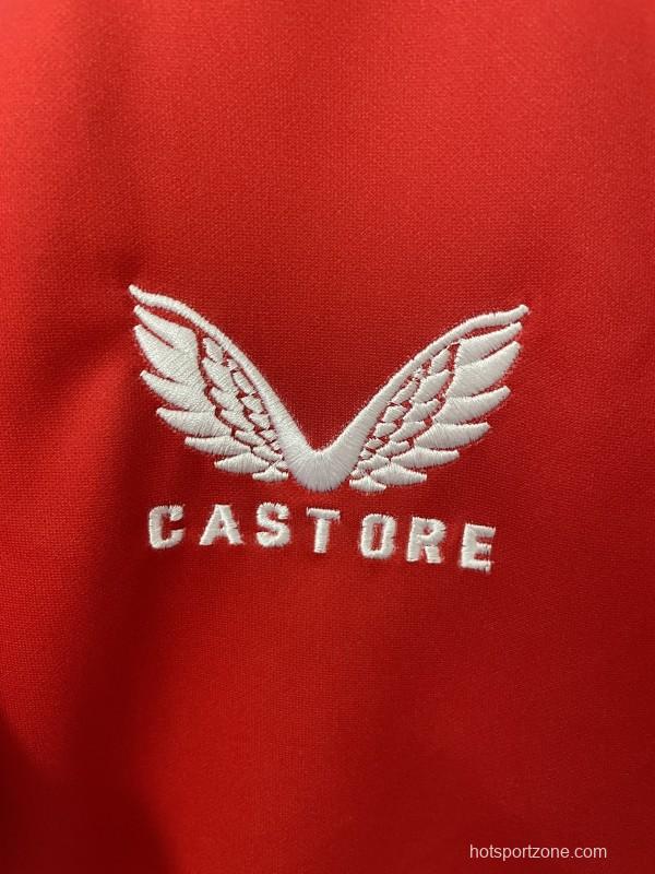 2026 England Red with Geometric Stripe Pattern Jersey