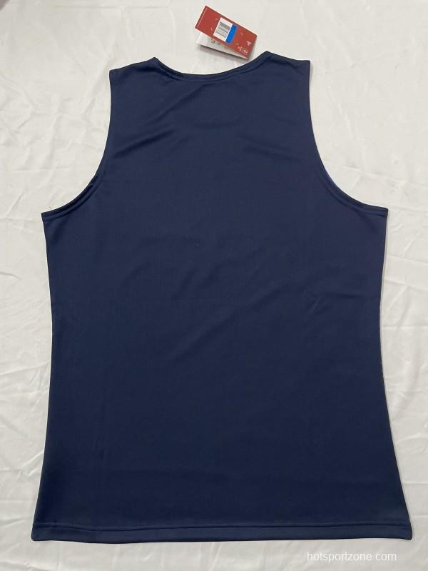 2025 British & Irish Lions Navy with Blue Pattern Singlet