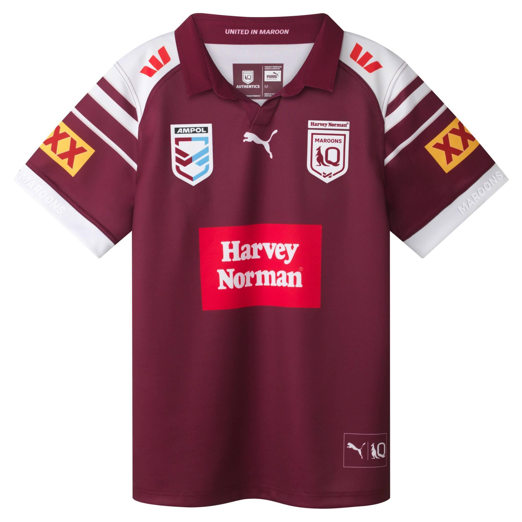 2026 Queensland Maroons Maroon with White Sleeves Jersey