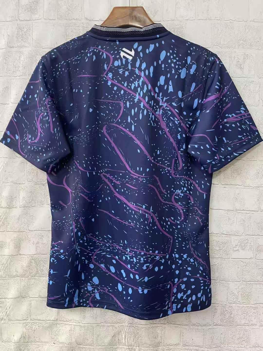 2026 Ireland GAA U20 Hurling Navy with Purple Marble Pattern Jersey