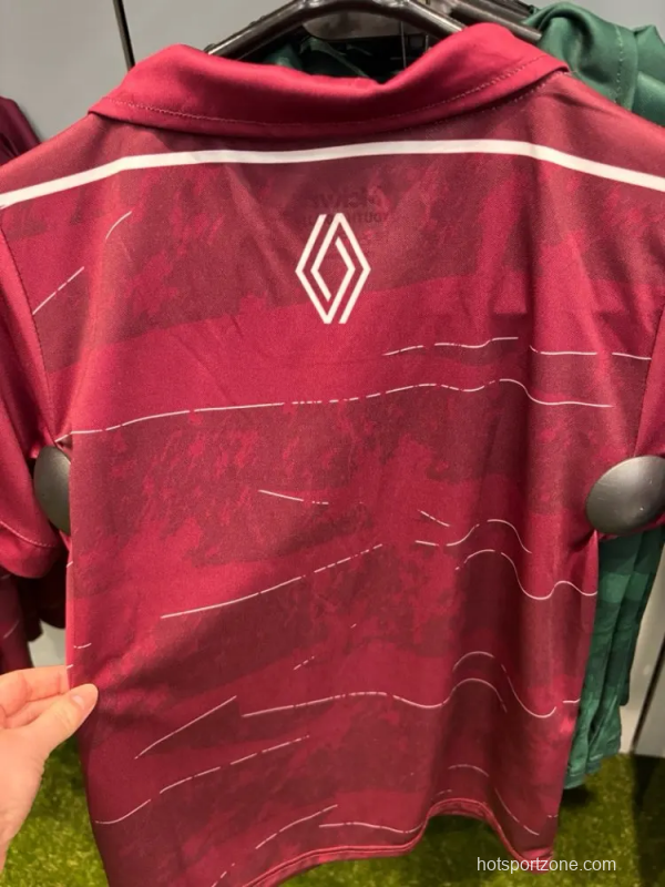 25/26 Westmeath GAA Maroon with Contour Lines Pattern Jersey