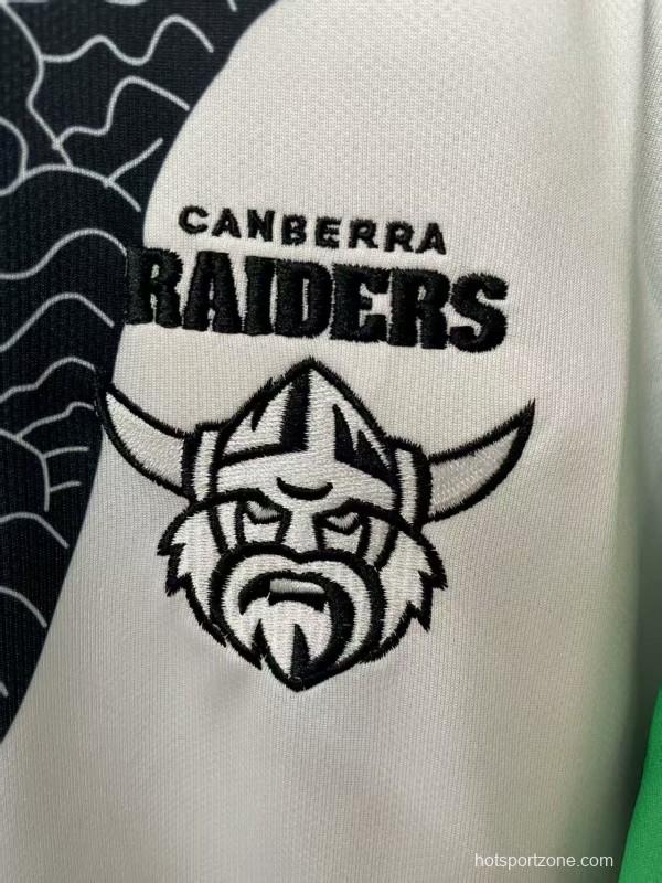 25/26 Canberra Raiders Green with Indigenous Art Jersey
