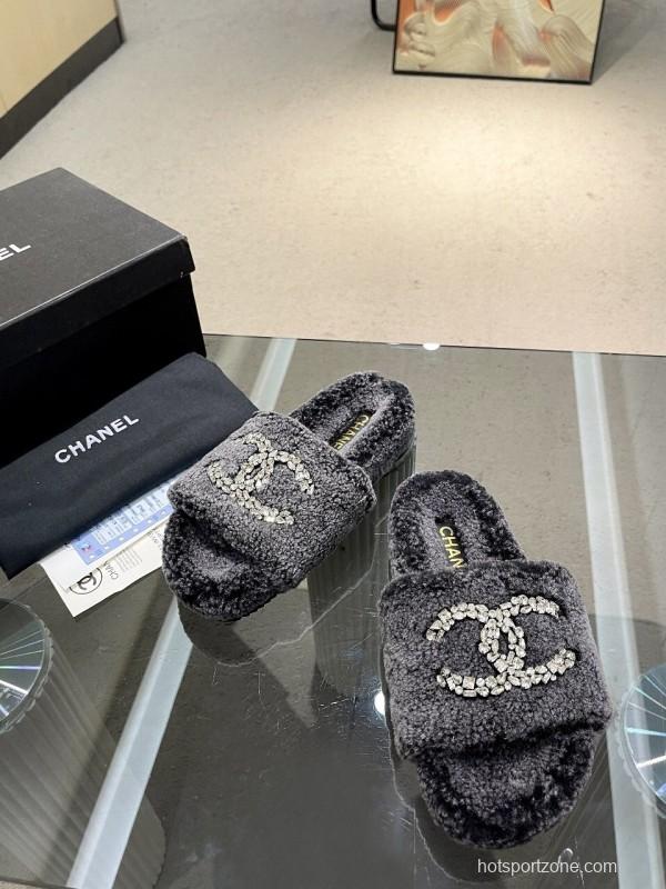 Chanel 2025 SS New Wool Slippers Soft Wool - LY00280