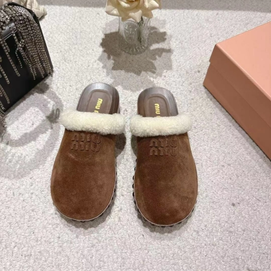 Miu Miu Cotton Shoes Sandals 2025 SS Collection - LY00260