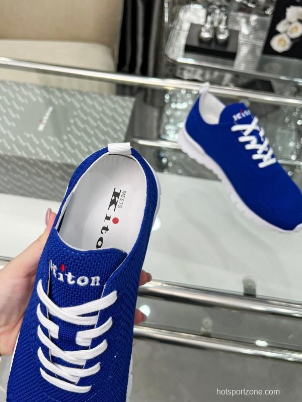 Kiton Four Seasons Classic Casual Knit Shoes - KFY00300