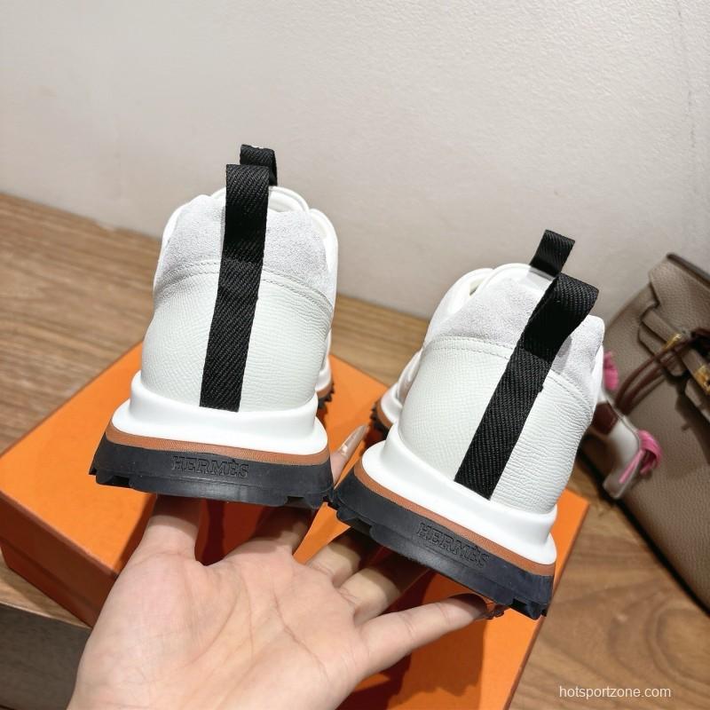 Hermes 2025/SS Autumn Winter New Boot-Type Shoes with Classic Boot Shape and British Color Blocking Design - AS00410