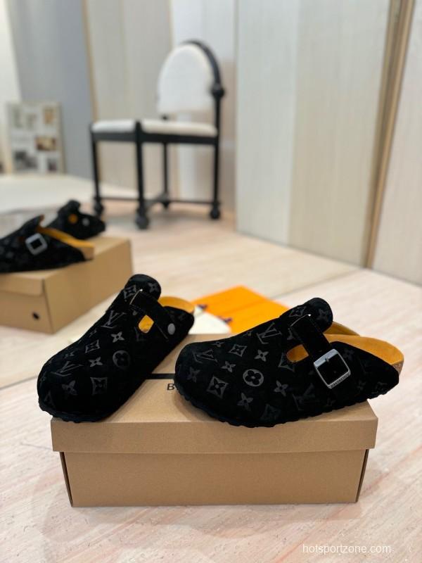 Louis Vuitton Louis Vuitton × BIRKENSTOCK Boston Soft Sole Mule Slippers - KFY00300